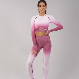 Gymshark SET Medium Crop top and Leggings